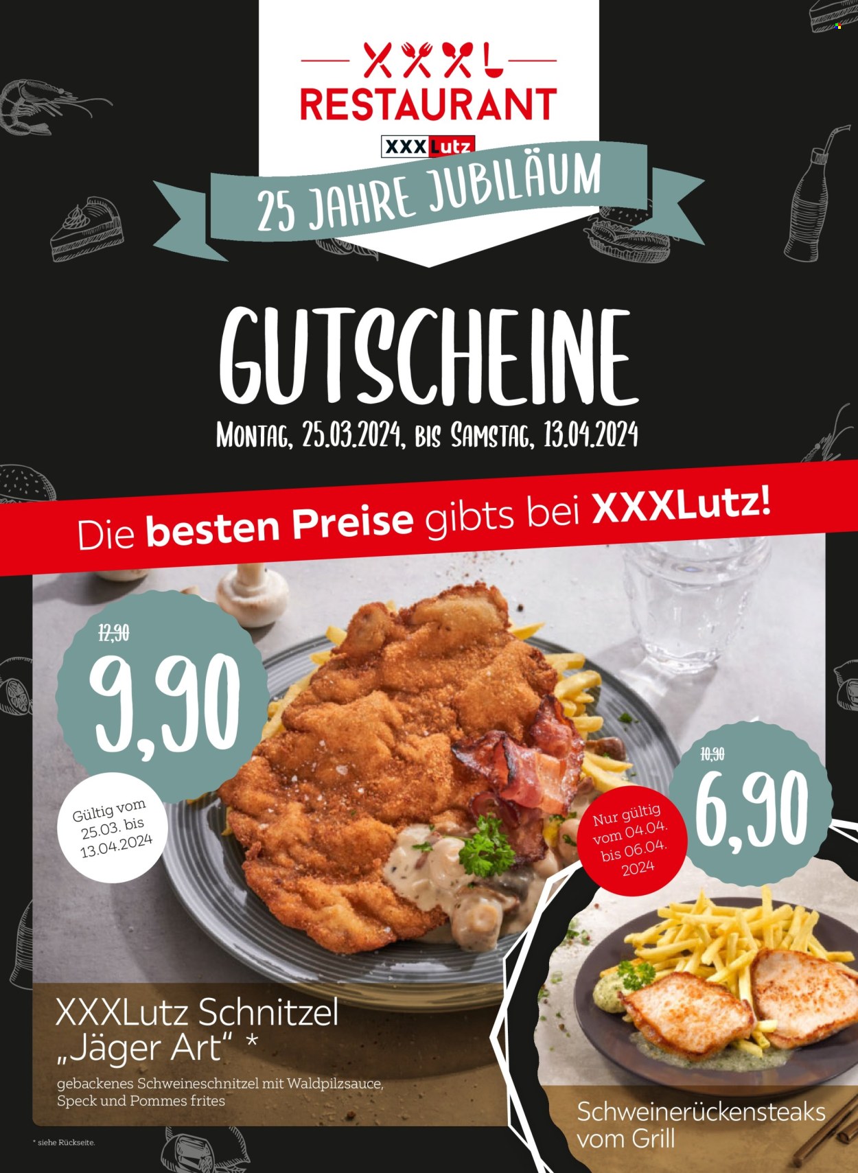 XXXLutz Prospekte  - 25.03.2024 - 13.04.2024. Seite 1