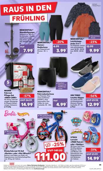 thumbnail - Kinderfahrrad 14 Zoll »Barbie« oder »Hot Wheels«