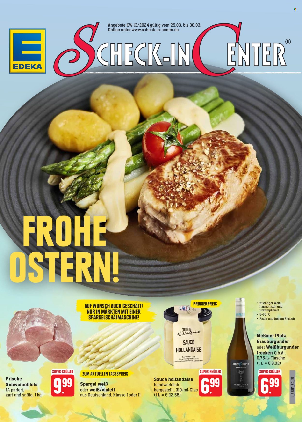 Edeka Prospekte  - 25.03.2024 - 30.03.2024. Seite 1