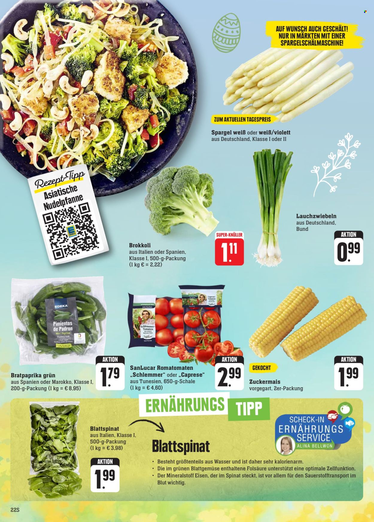 Edeka Prospekte  - 25.03.2024 - 30.03.2024. Seite 22