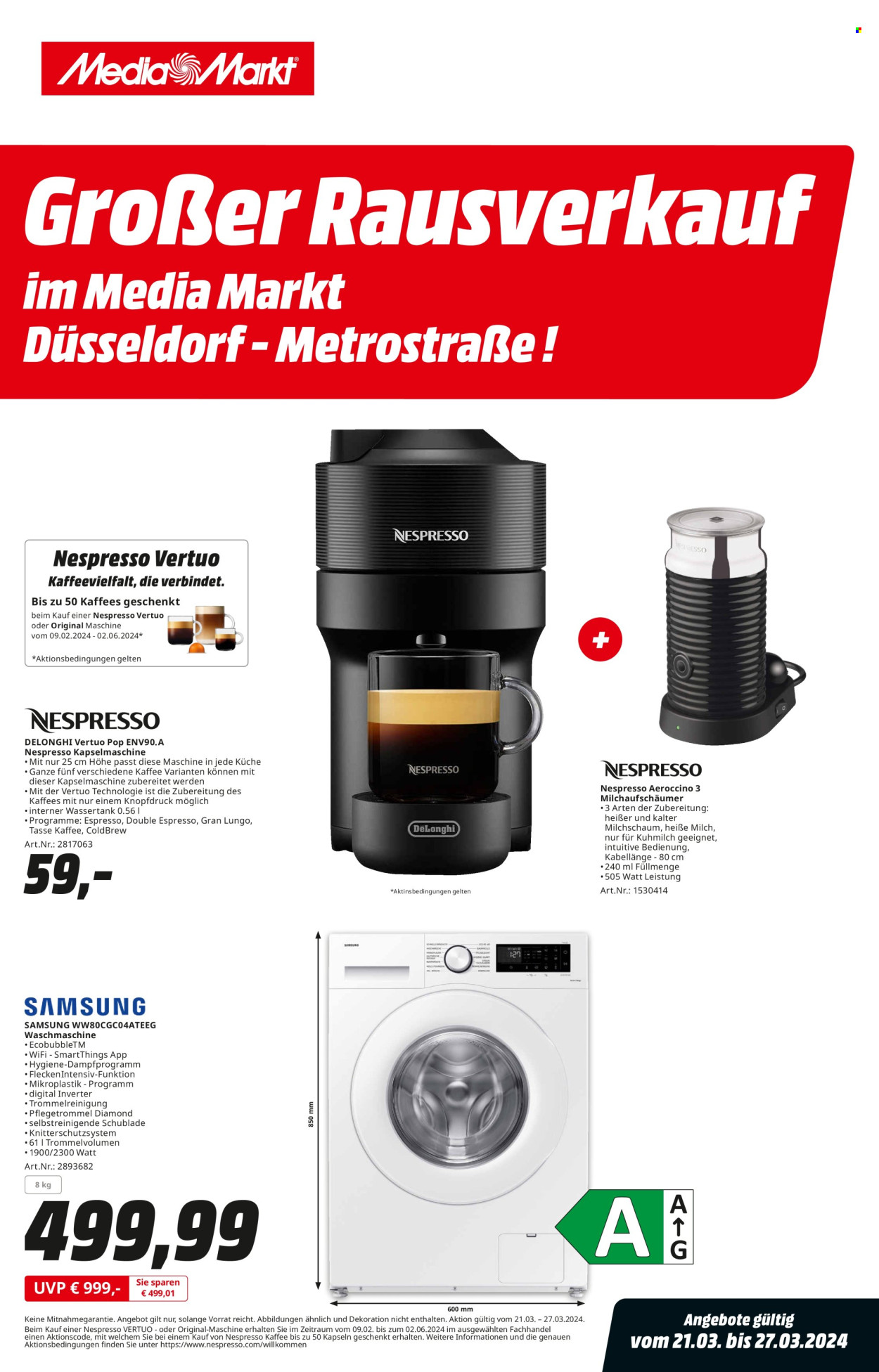 MediaMarkt Prospekte  - 21.03.2024 - 27.03.2024. Seite 1