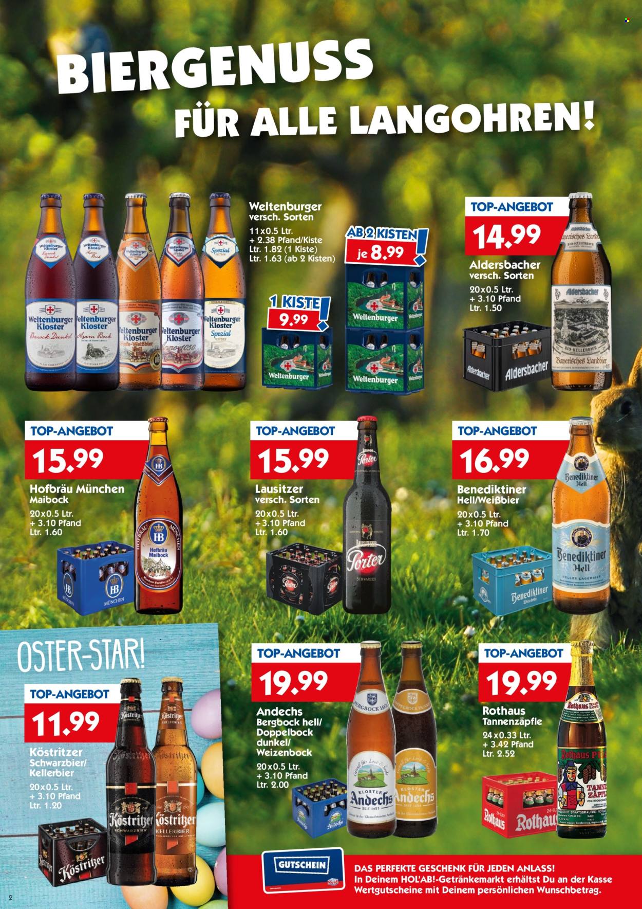 Hol'ab! Getränkemarkt Prospekte  - 25.03.2024 - 30.03.2024. Seite 2