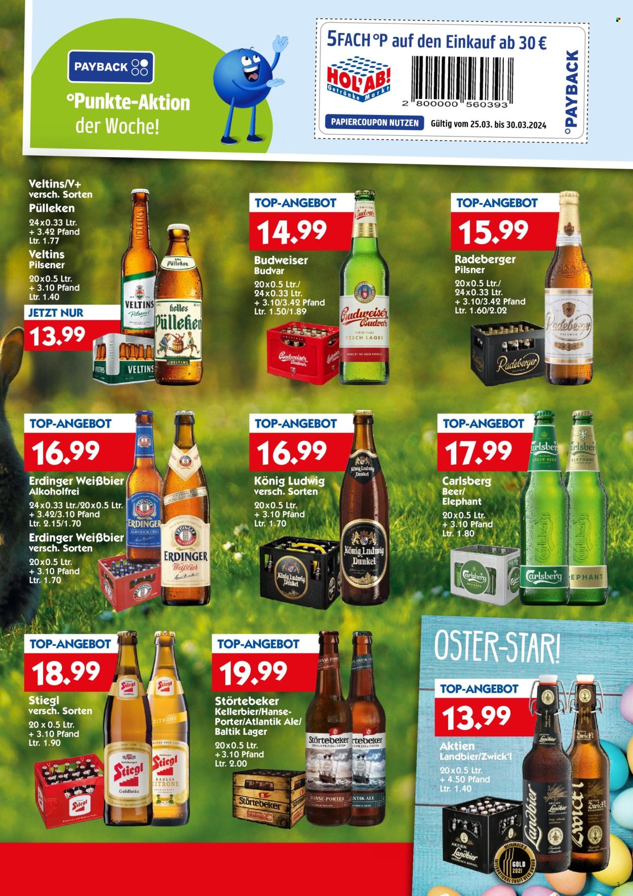 Hol'ab! Getränkemarkt Prospekte  - 25.03.2024 - 30.03.2024. Seite 3