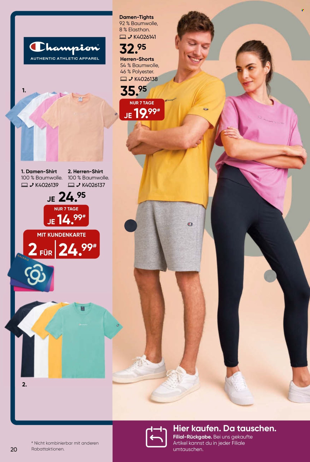 GALERIA Karstadt Kaufhof Prospekte  - 25.03.2024 - 31.03.2024. Seite 20