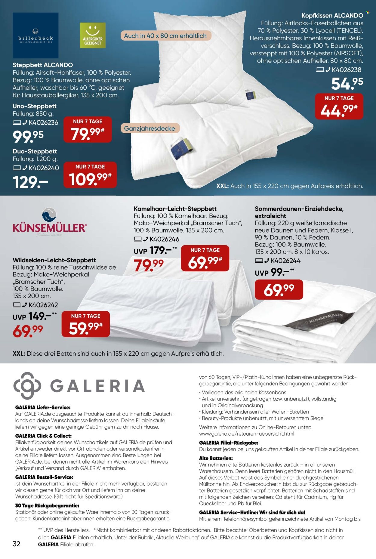 GALERIA Karstadt Kaufhof Prospekte  - 25.03.2024 - 31.03.2024. Seite 32