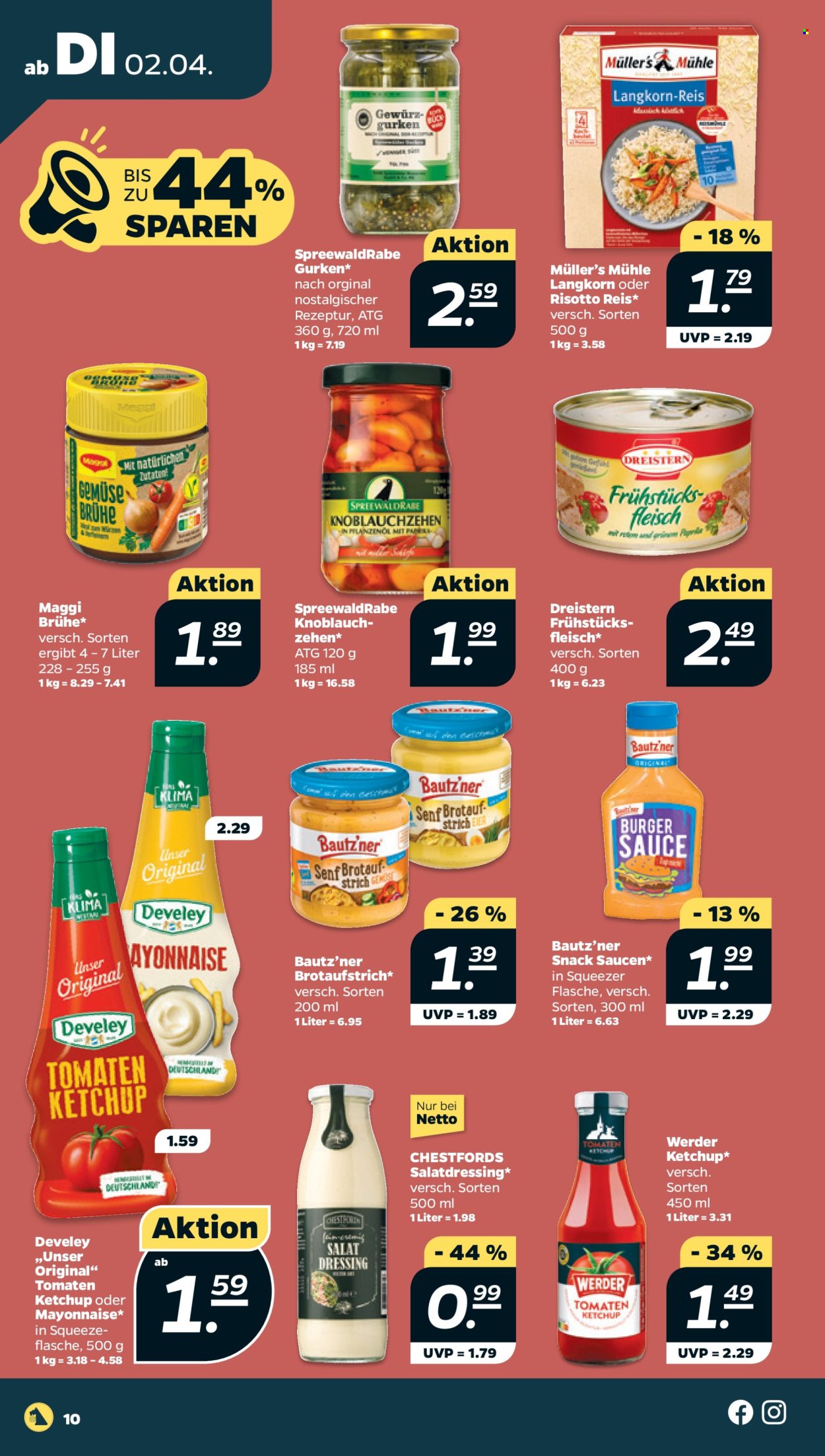 Netto Prospekte  - 2.04.2024 - 6.04.2024. Seite 10