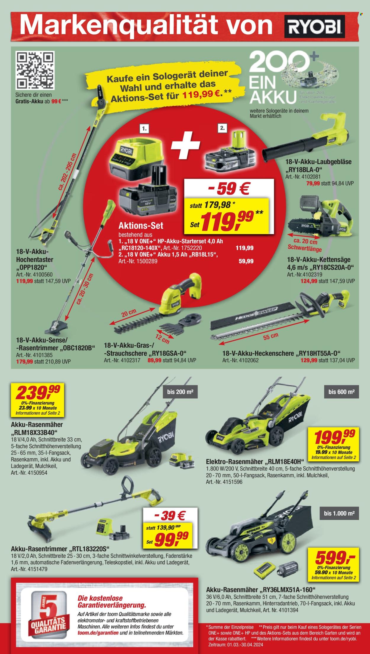 toom Baumarkt Prospekte  - 30.03.2024 - 5.04.2024. Seite 4