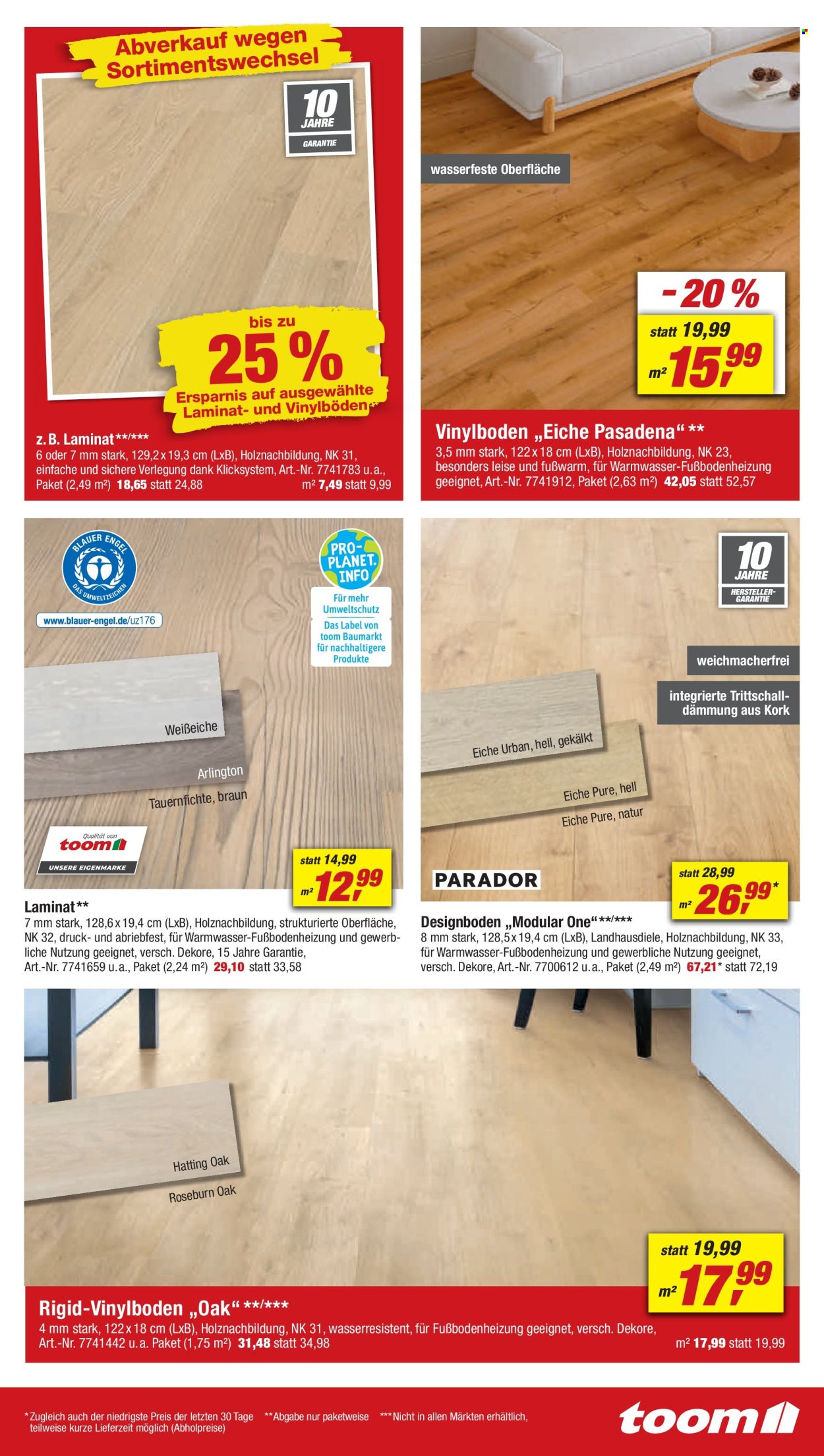 toom Baumarkt Prospekte  - 30.03.2024 - 5.04.2024. Seite 19