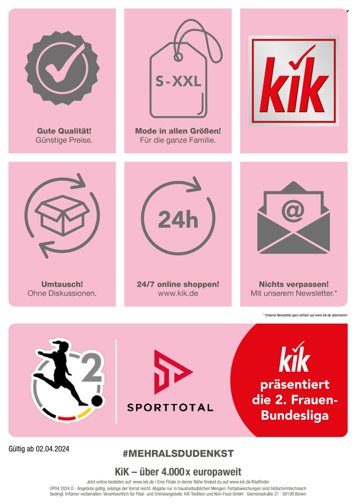 Kik Prospekte  - 27.03.2024 - 28.04.2024. Seite 28
