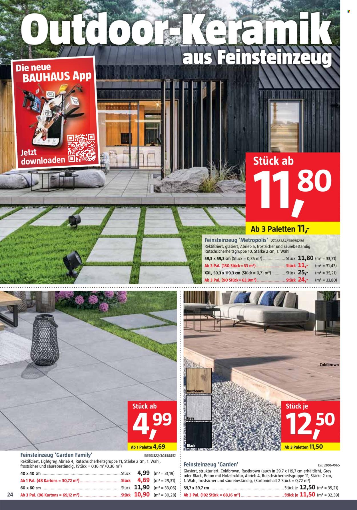 Bauhaus Prospekte  - 30.03.2024 - 27.04.2024. Seite 24