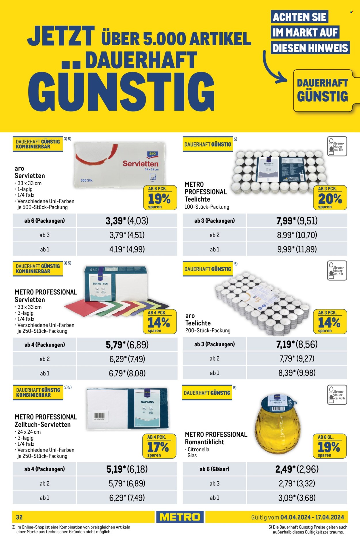 Metro Prospekte  - 4.04.2024 - 17.04.2024. Seite 32