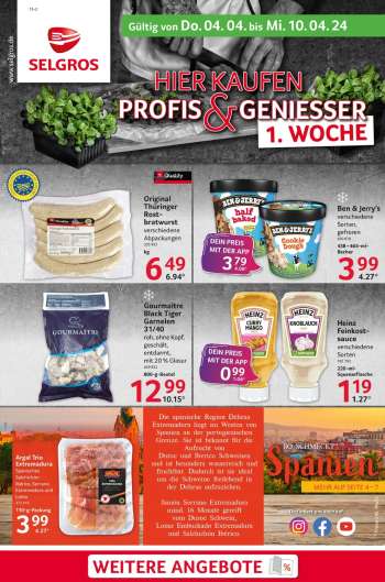 Prospekte Selgros - 4.04.2024 - 10.04.2024.