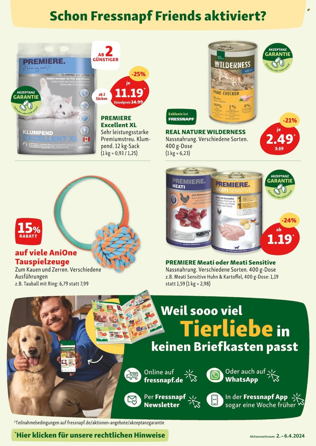 Fressnapf Prospekte  - 2.04.2024 - 6.04.2024. Seite 2