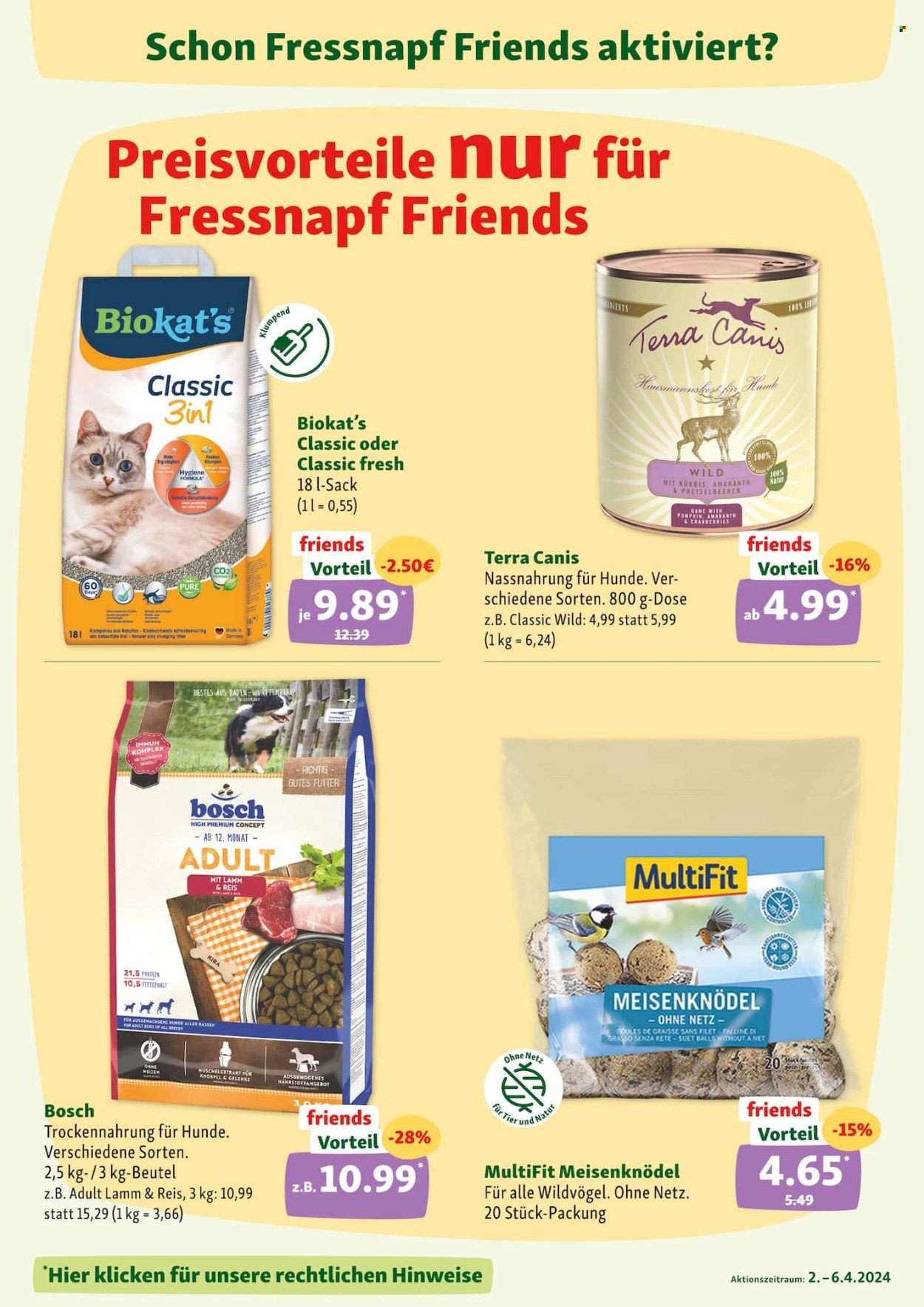 Fressnapf Prospekte  - 2.04.2024 - 6.04.2024. Seite 20