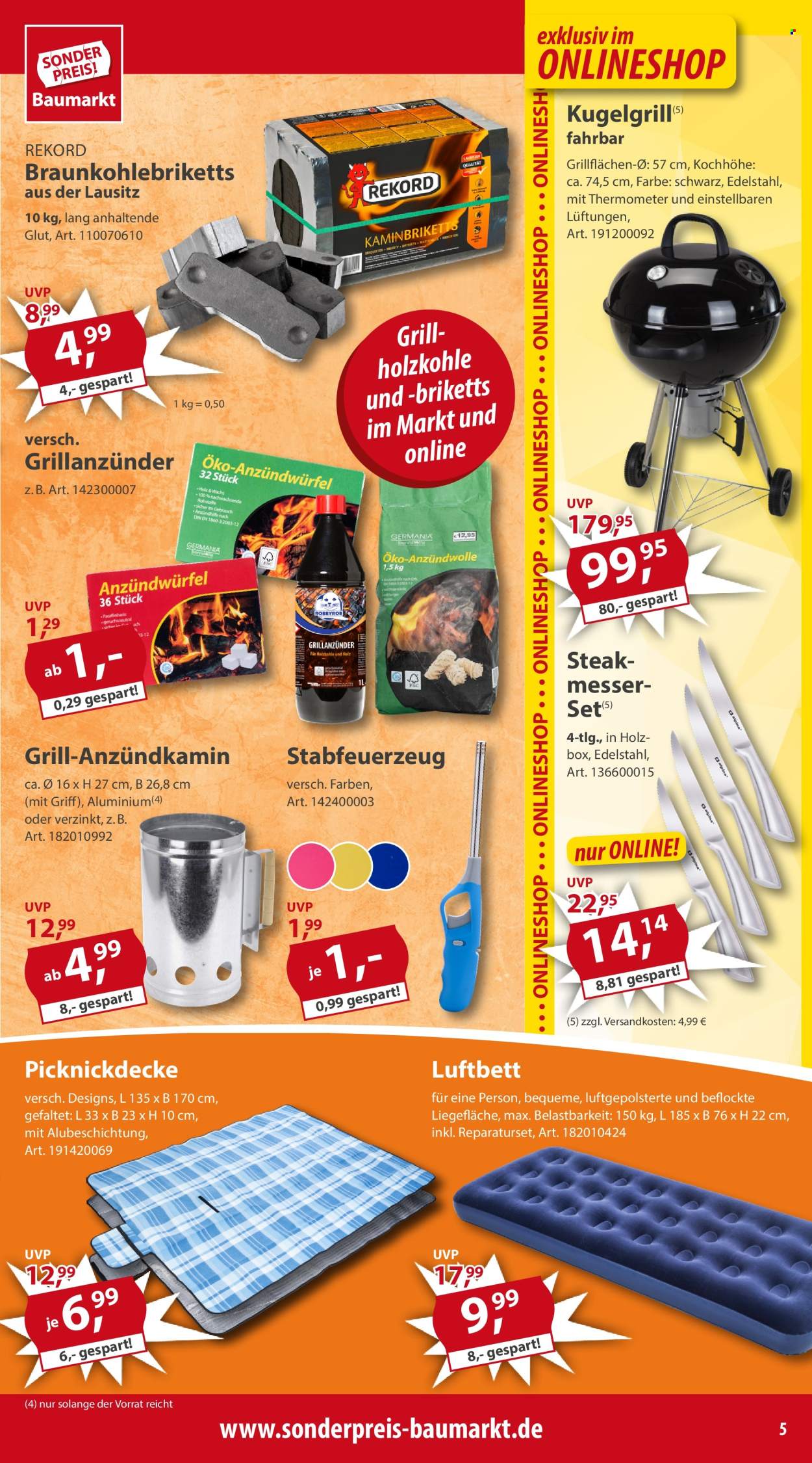 Sonderpreis-Baumarkt Prospekte  - 6.04.2024 - 12.04.2024. Seite 5