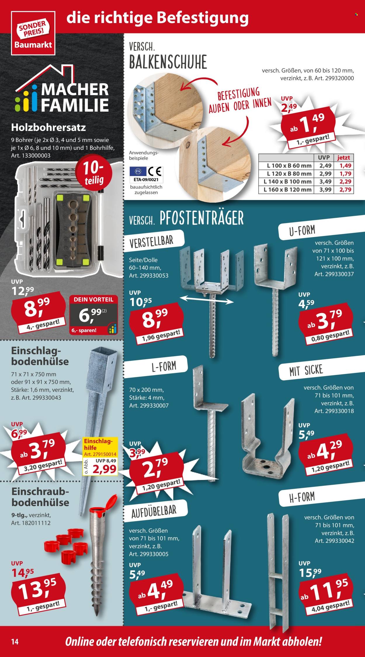 Sonderpreis-Baumarkt Prospekte  - 6.04.2024 - 12.04.2024. Seite 14