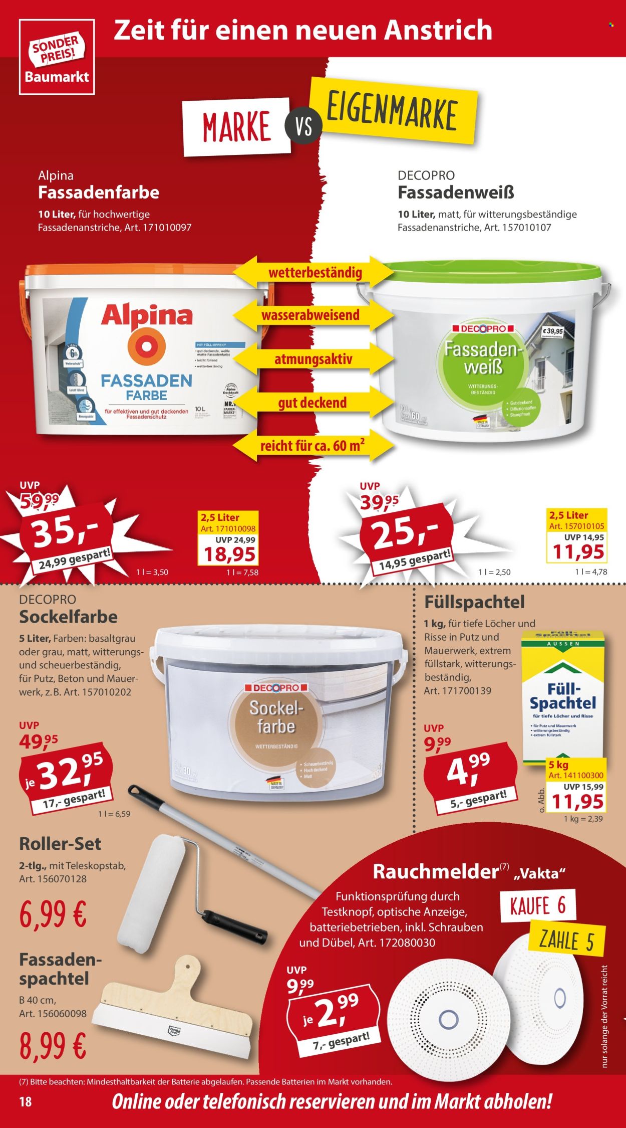Sonderpreis-Baumarkt Prospekte  - 6.04.2024 - 12.04.2024. Seite 18