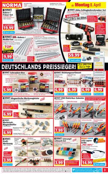 thumbnail - Profi- Werkzeug 3 Jahre Garantie