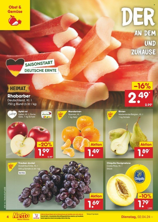 Netto Marken-Discount Prospekte  - 2.04.2024 - 6.04.2024. Seite 4