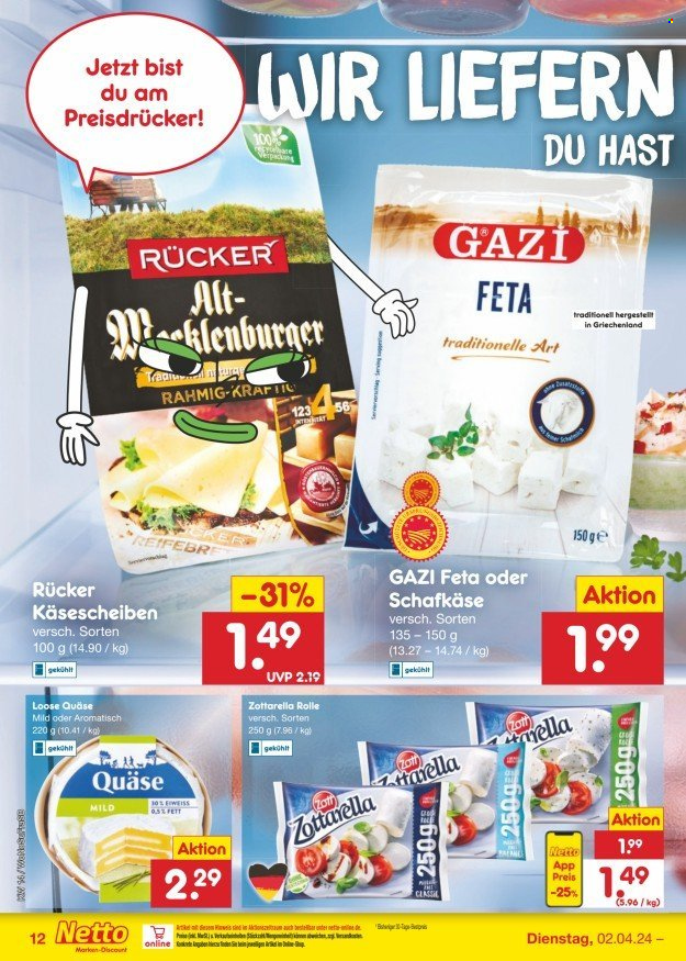 Netto Marken-Discount Prospekte  - 2.04.2024 - 6.04.2024. Seite 12