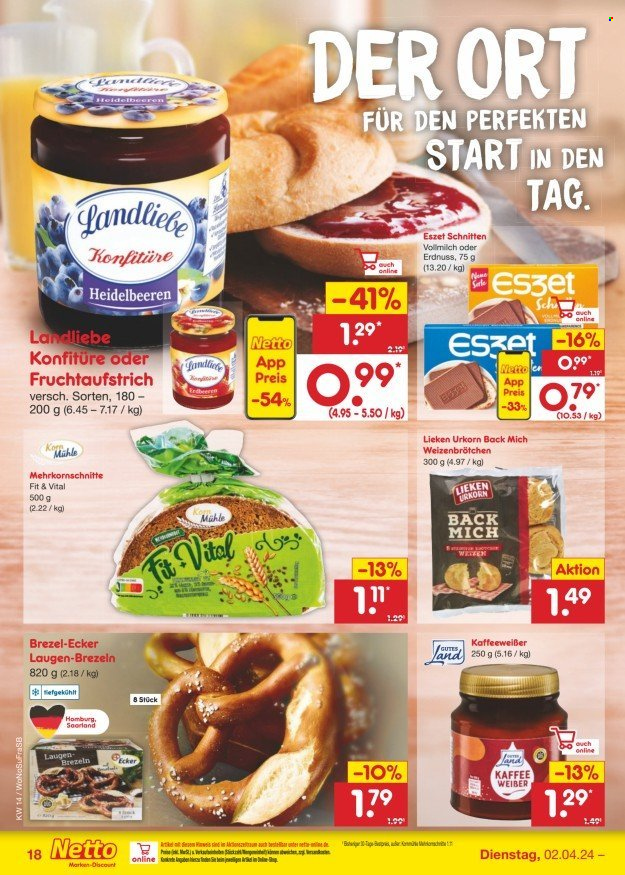 Netto Marken-Discount Prospekte  - 2.04.2024 - 6.04.2024. Seite 22