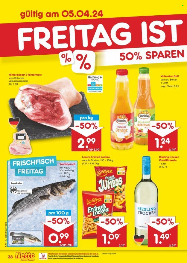 Netto Marken-Discount Prospekte  - 2.04.2024 - 6.04.2024. Seite 46