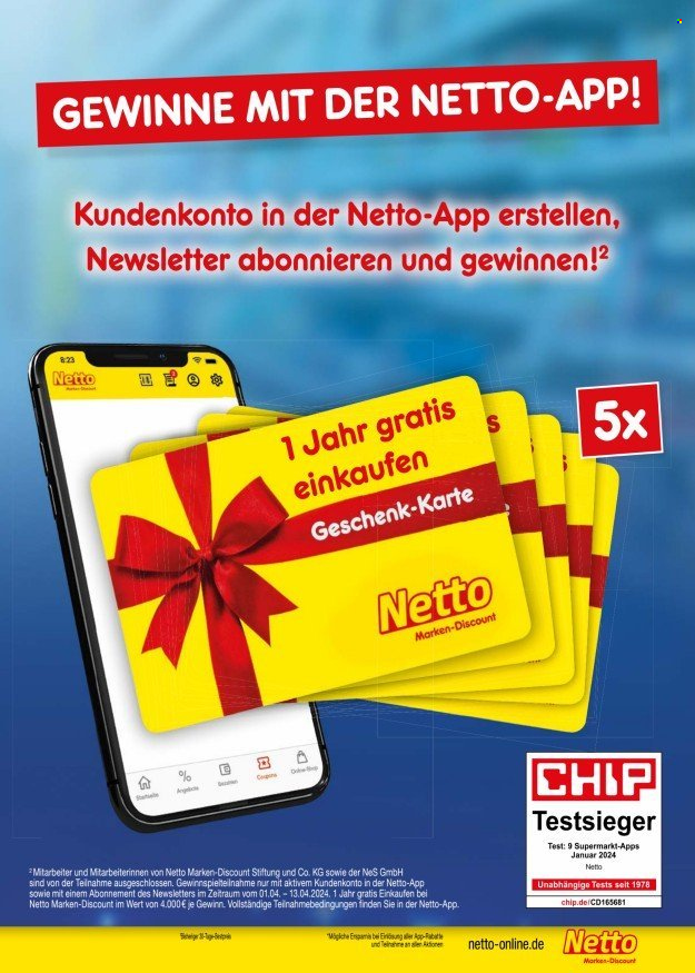 Netto Marken-Discount Prospekte  - 2.04.2024 - 6.04.2024. Seite 49