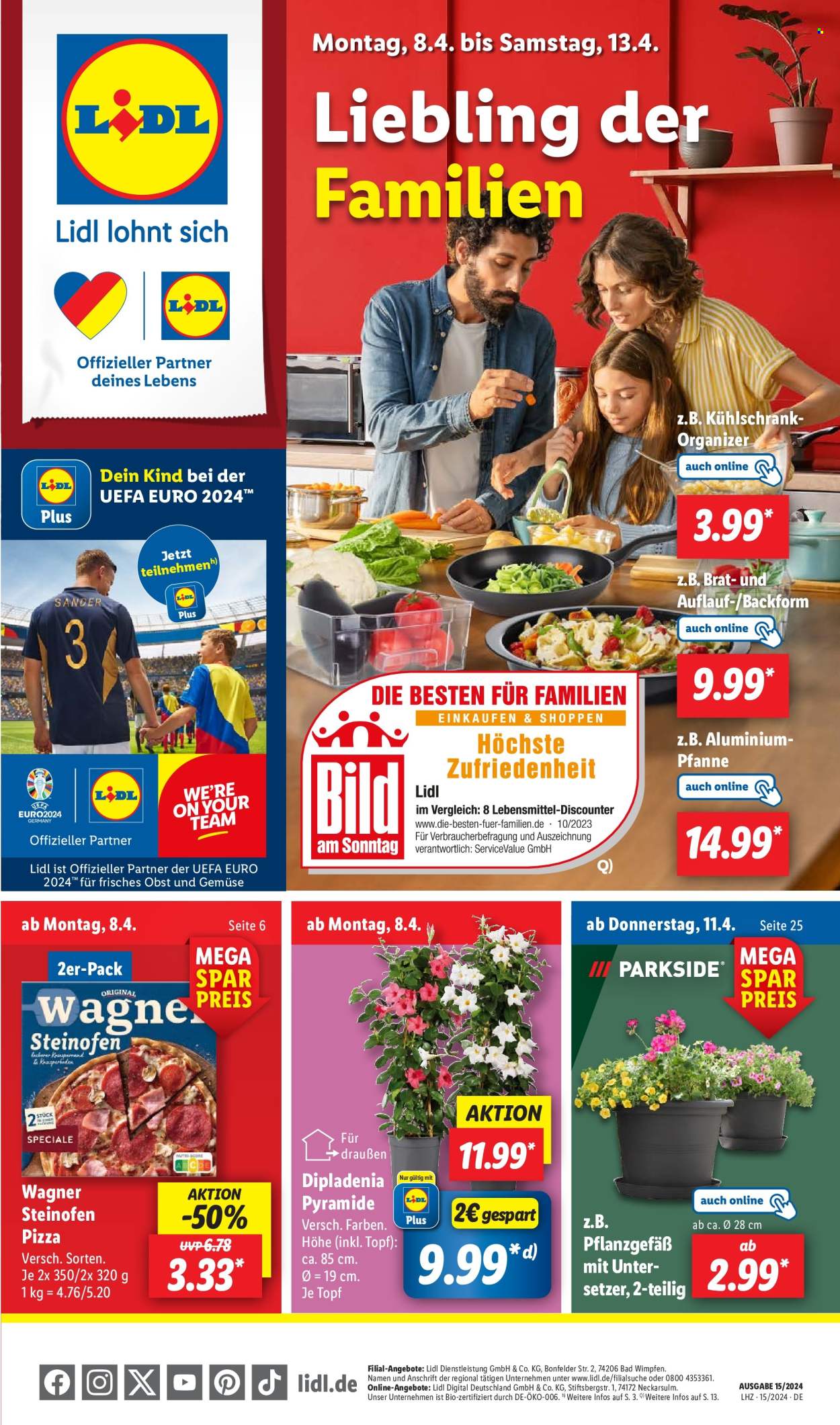 Lidl Prospekte  - 8.04.2024 - 13.04.2024. Seite 1