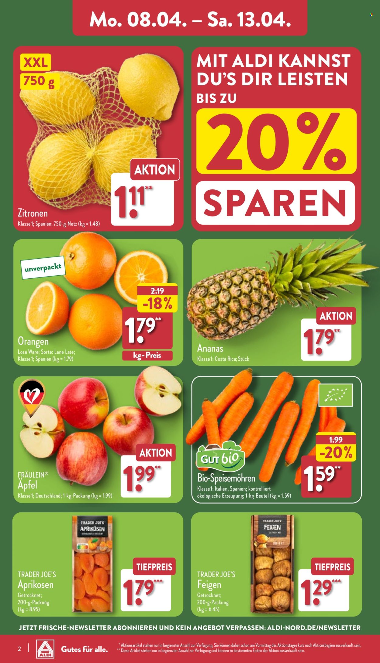 ALDI Nord Prospekte  - 8.04.2024 - 13.04.2024. Seite 2