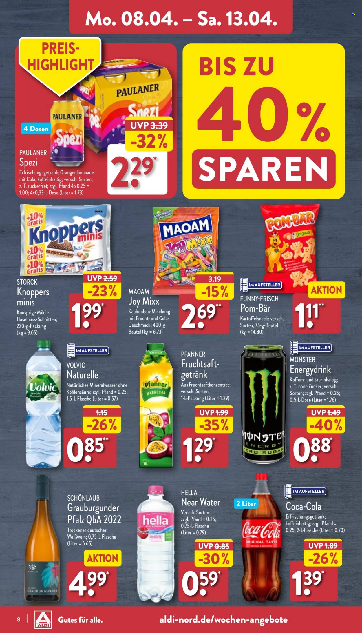 ALDI Nord Prospekte  - 8.04.2024 - 13.04.2024. Seite 8