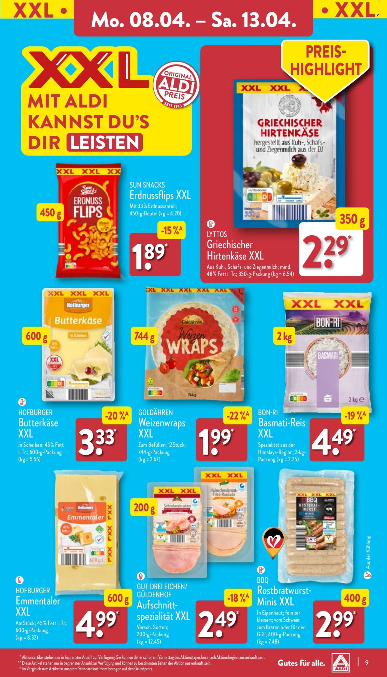 ALDI Nord Prospekte  - 8.04.2024 - 13.04.2024. Seite 9