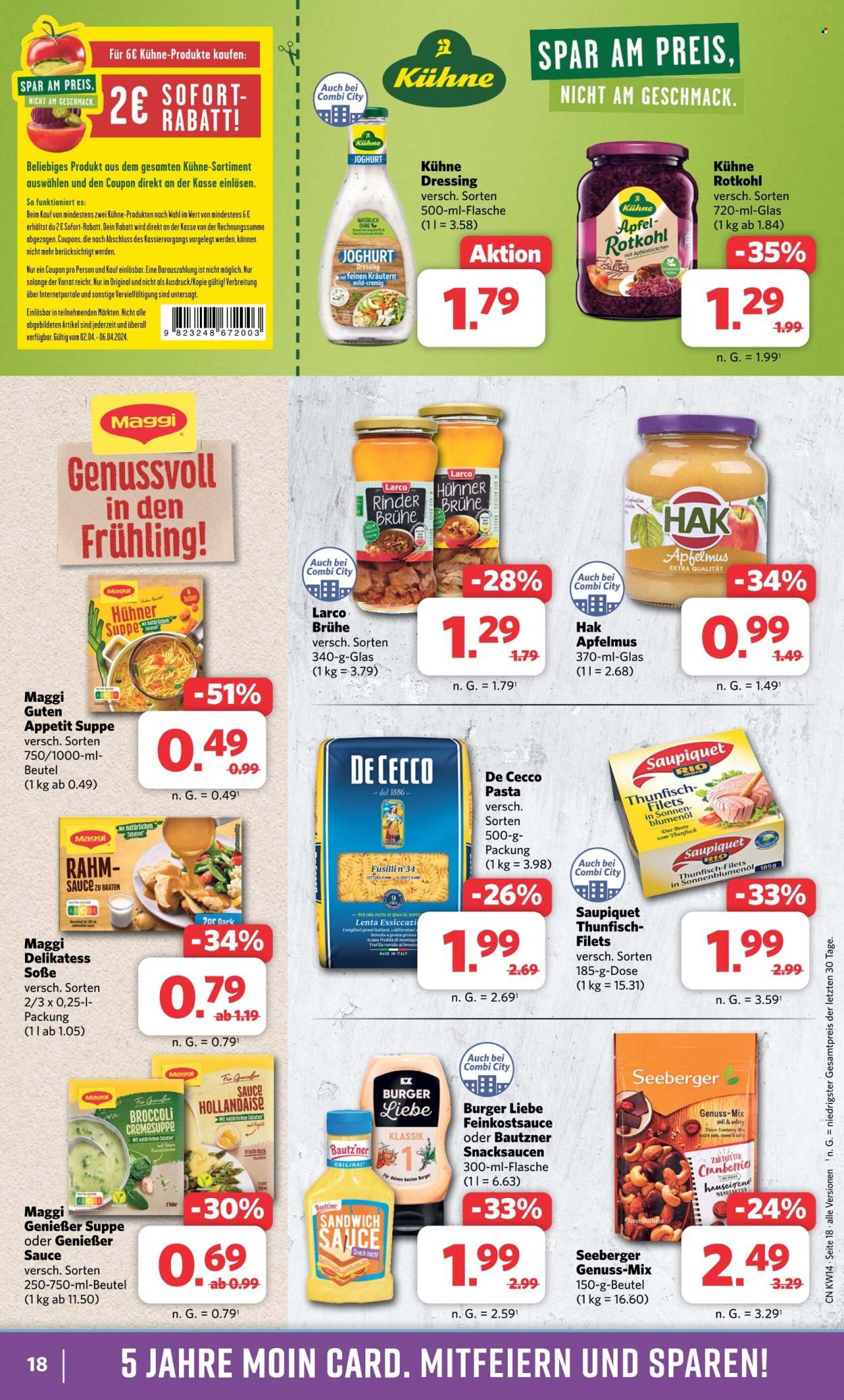 Combi Prospekte  - 2.04.2024 - 6.04.2024. Seite 18