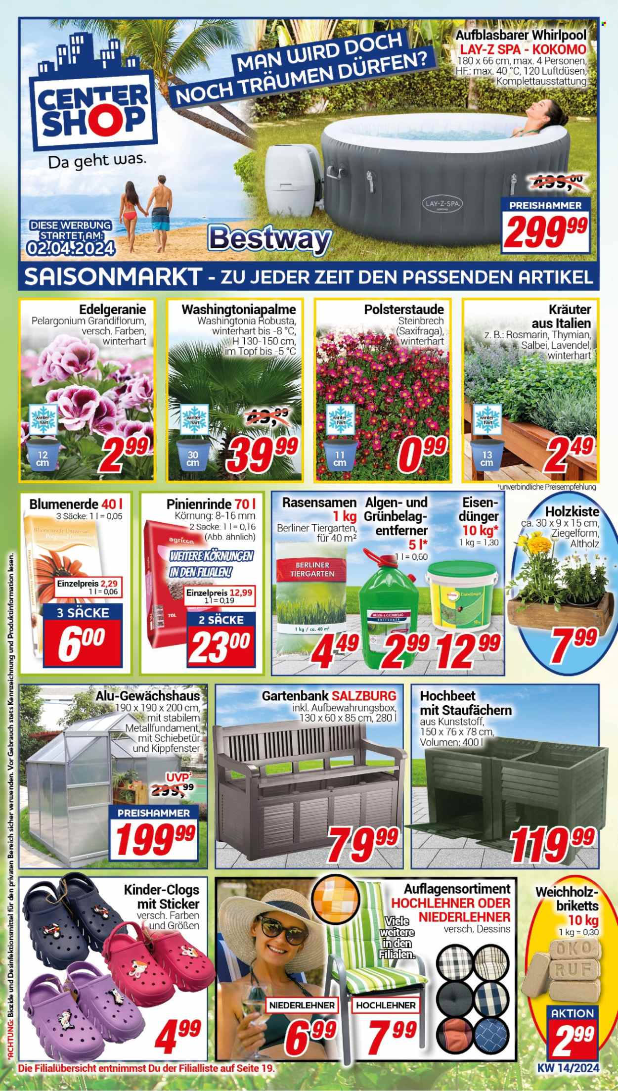 CENTERSHOP Prospekte  - 2.04.2024 - 6.04.2024. Seite 1