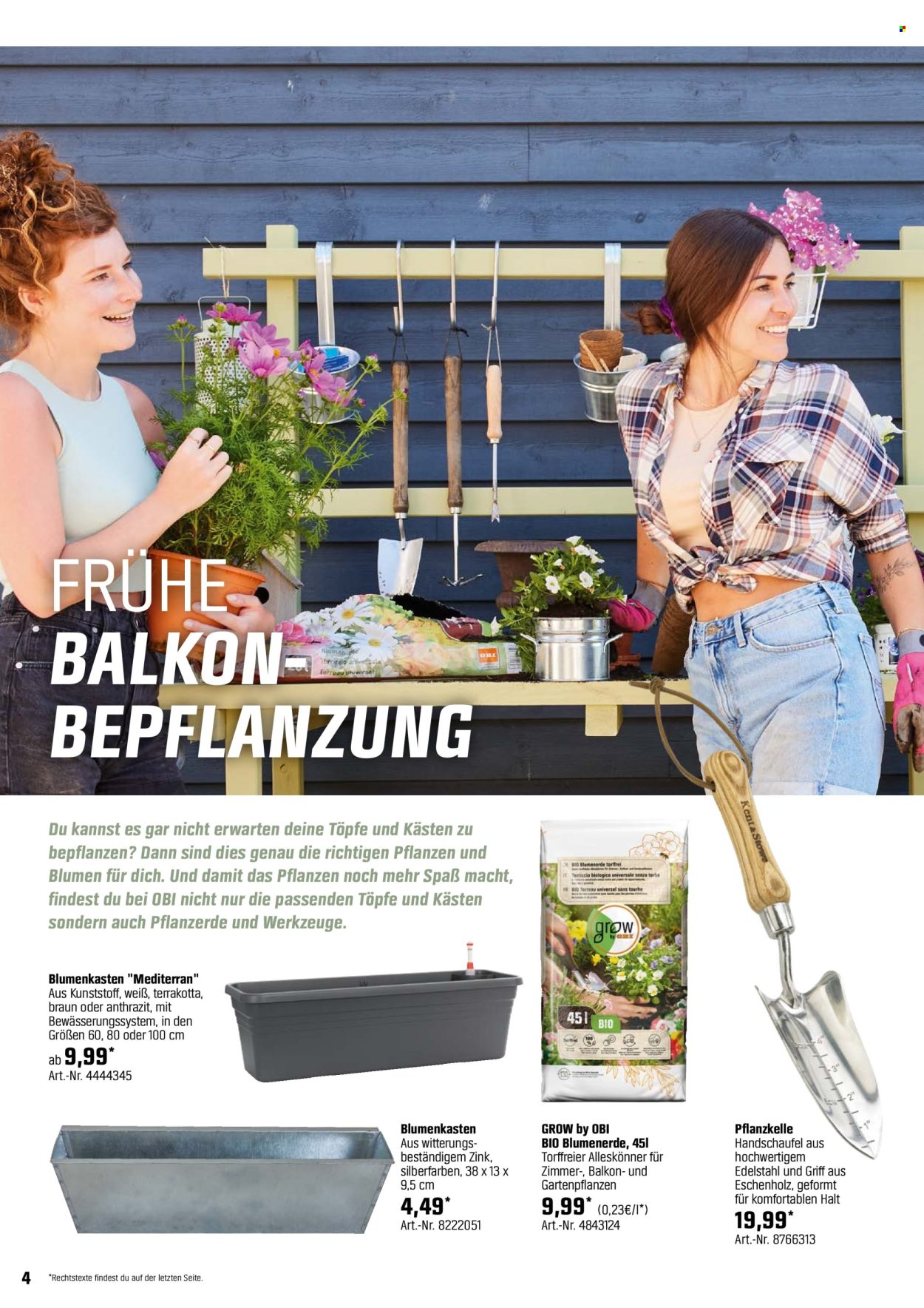 OBI Prospekte  - 25.03.2024 - 14.04.2024. Seite 4
