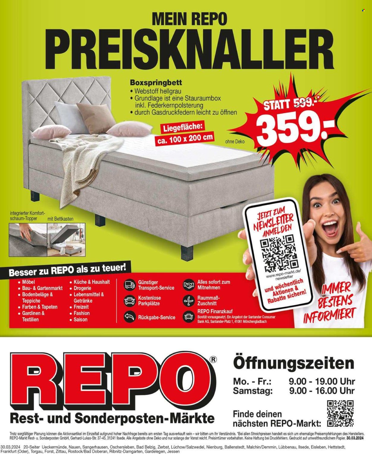 Repo Prospekte  - 2.04.2024 - 6.04.2024. Seite 20