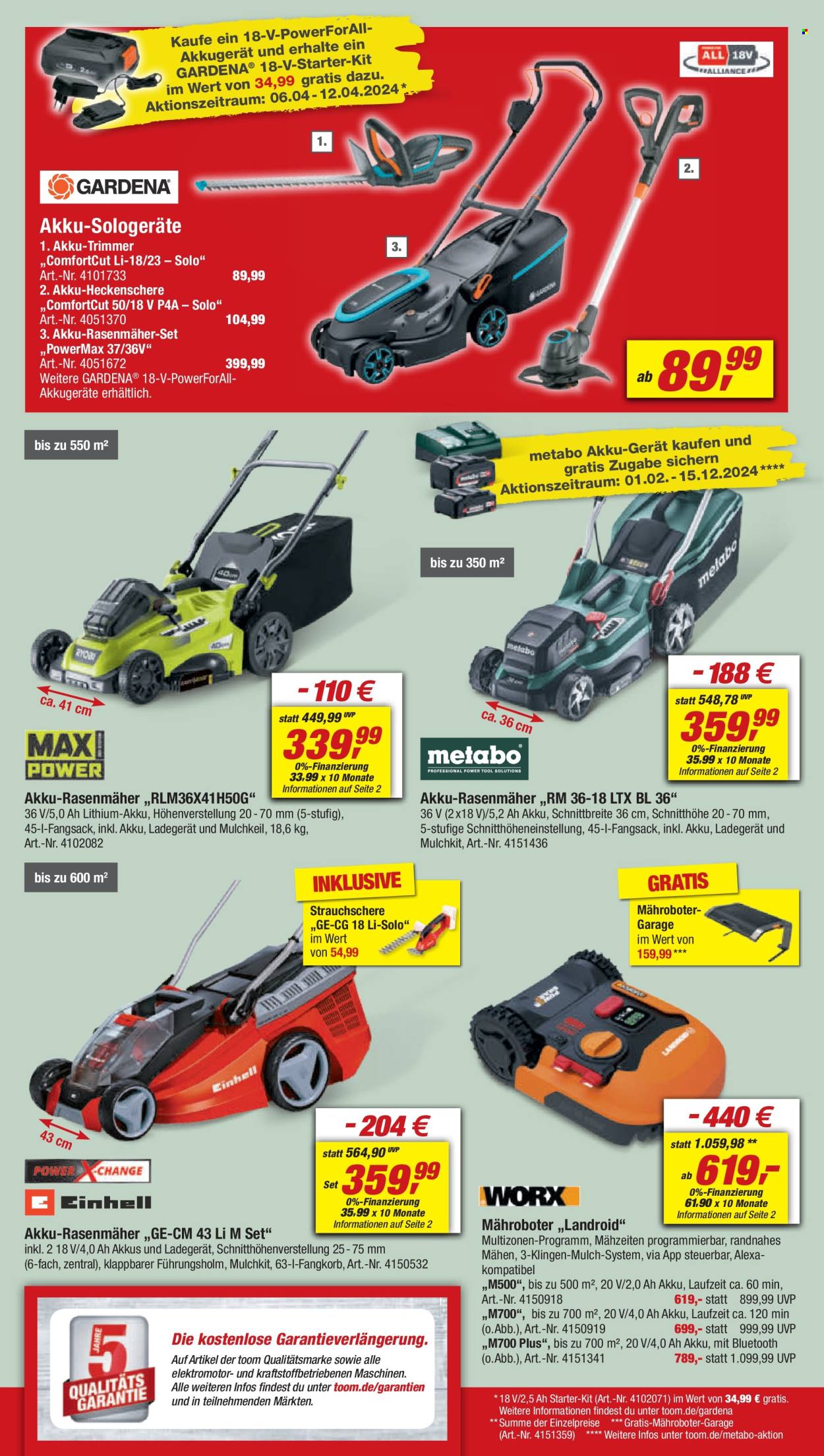toom Baumarkt Prospekte  - 6.04.2024 - 12.04.2024. Seite 14