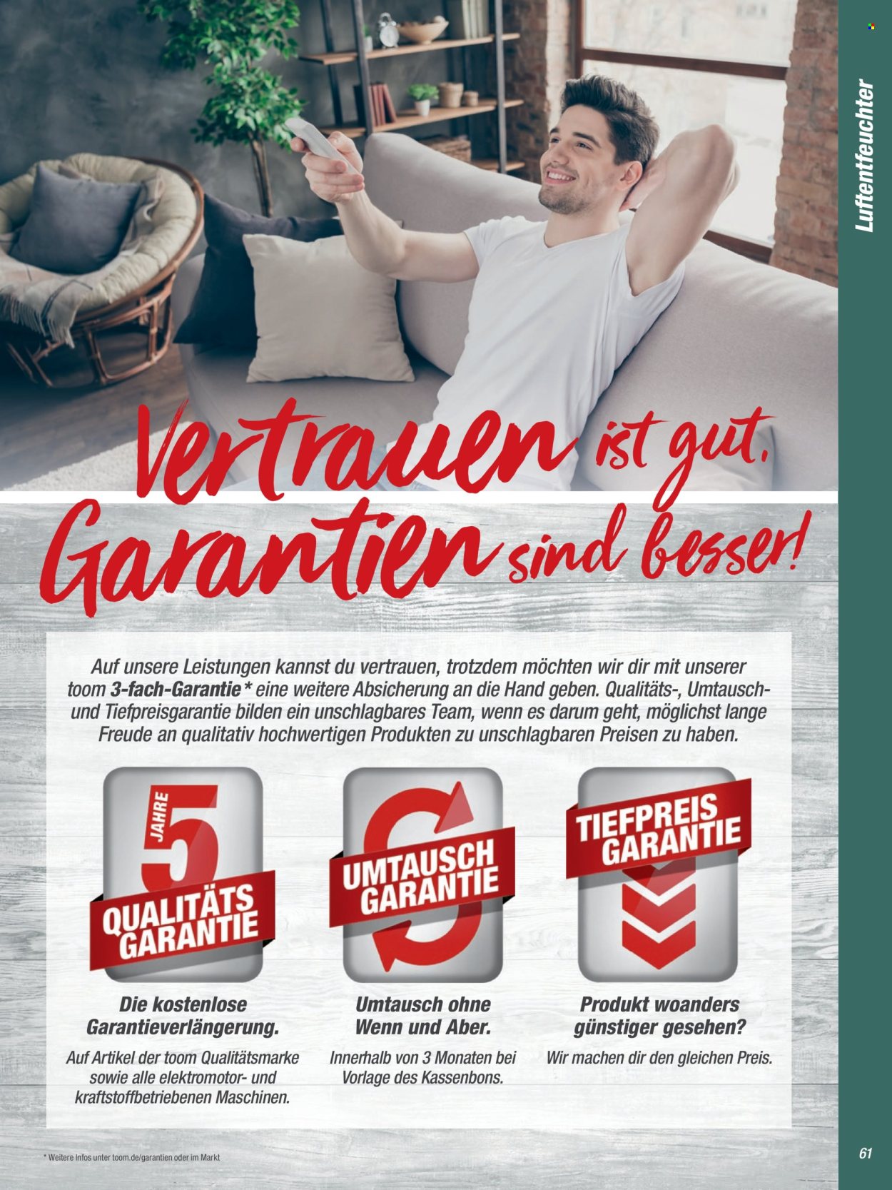 toom Baumarkt Prospekte  - 1.04.2024 - 31.05.2024. Seite 61