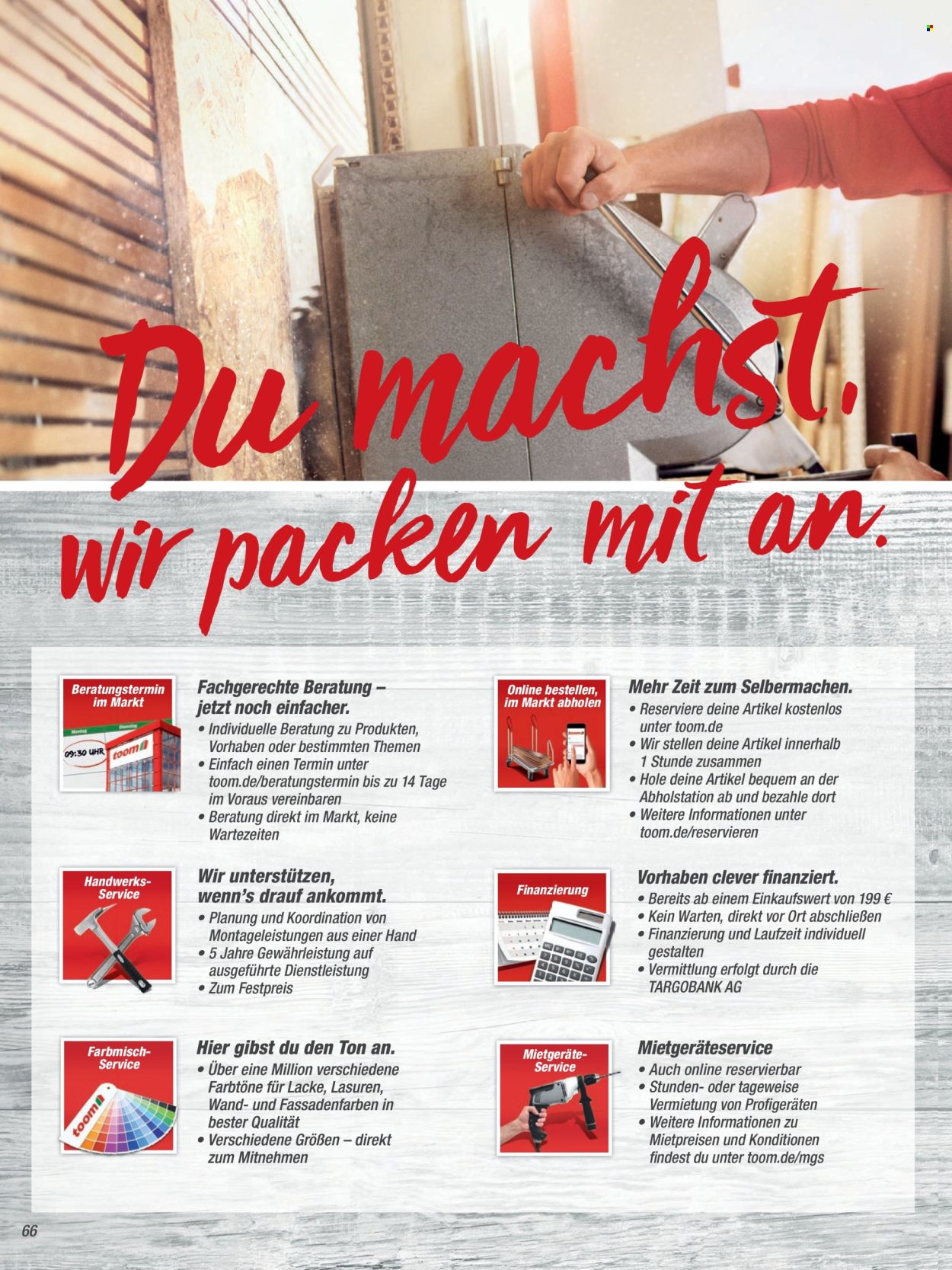 toom Baumarkt Prospekte  - 1.04.2024 - 31.05.2024. Seite 66