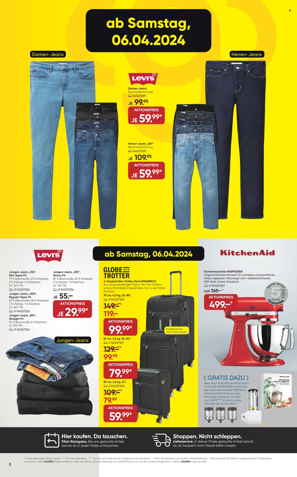 GALERIA Karstadt Kaufhof Prospekte  - 3.04.2024 - 14.04.2024. Seite 8