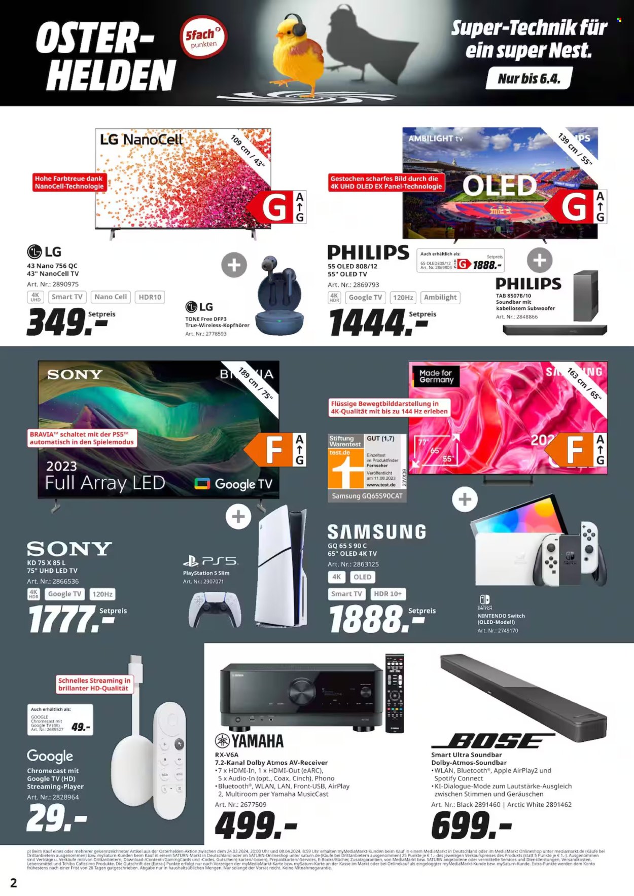 MediaMarkt Prospekte  - 25.03.2024 - 6.04.2024. Seite 2