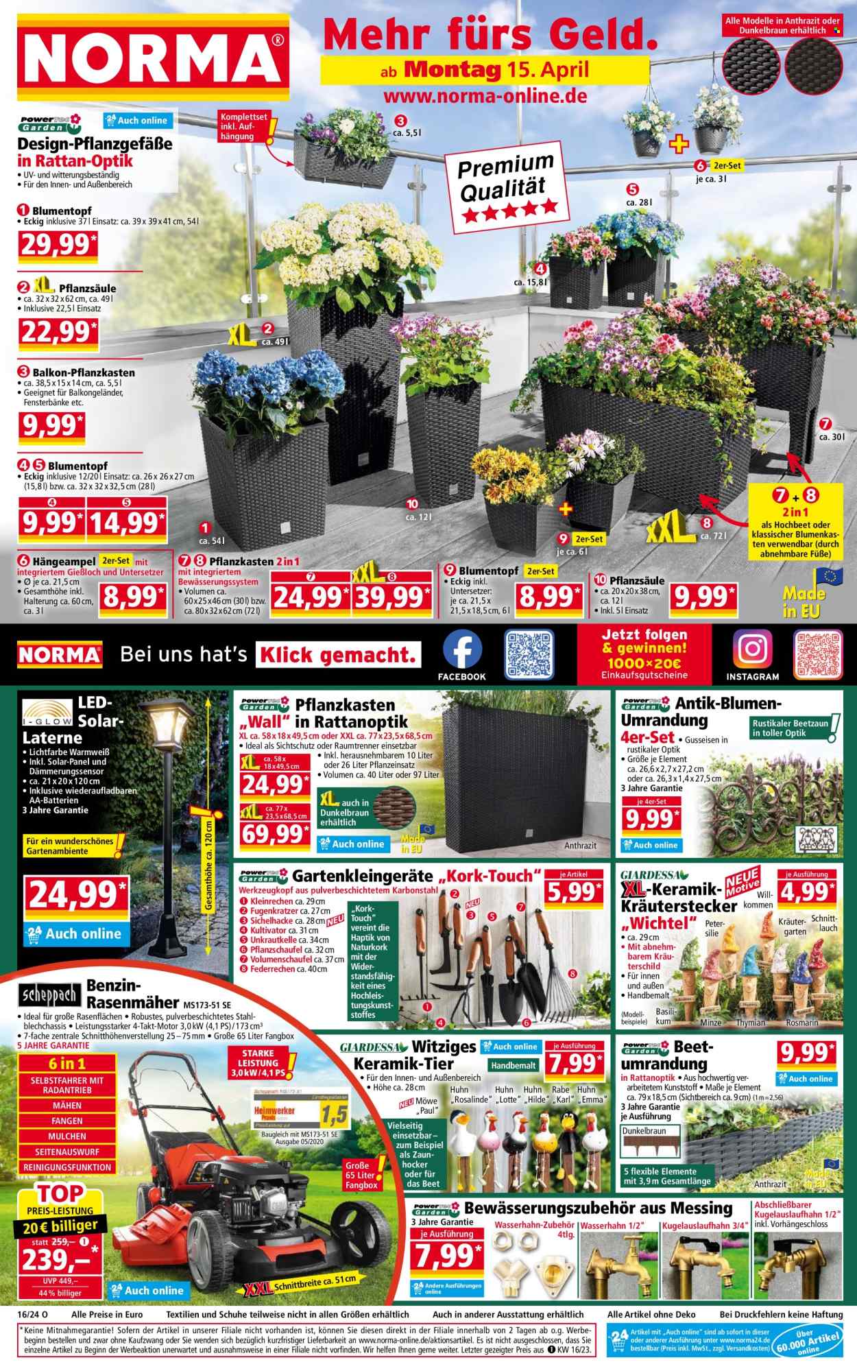 Norma Prospekte  - 15.04.2024 - 21.04.2024. Seite 1