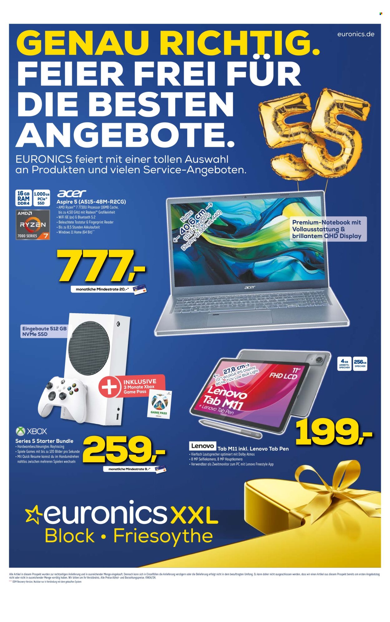 Euronics Prospekte . Seite 1