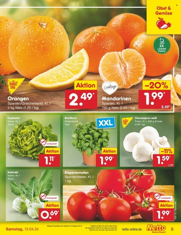 Netto Marken-Discount Prospekte  - 8.04.2024 - 13.04.2024. Seite 5