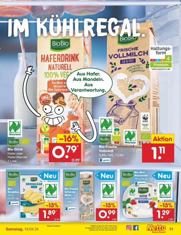 Netto Marken-Discount Prospekte  - 8.04.2024 - 13.04.2024. Seite 11