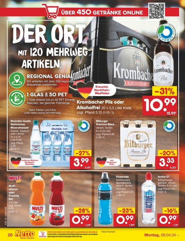 Netto Marken-Discount Prospekte  - 8.04.2024 - 13.04.2024. Seite 24