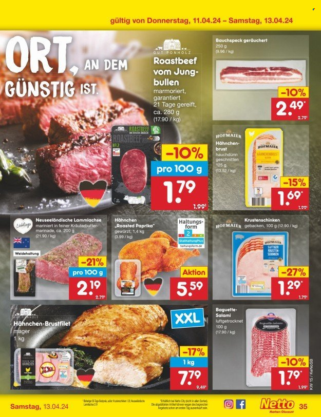 Netto Marken-Discount Prospekte  - 8.04.2024 - 13.04.2024. Seite 43