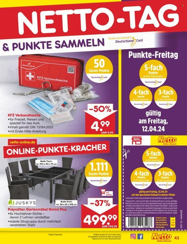 Netto Marken-Discount Prospekte  - 8.04.2024 - 13.04.2024. Seite 51