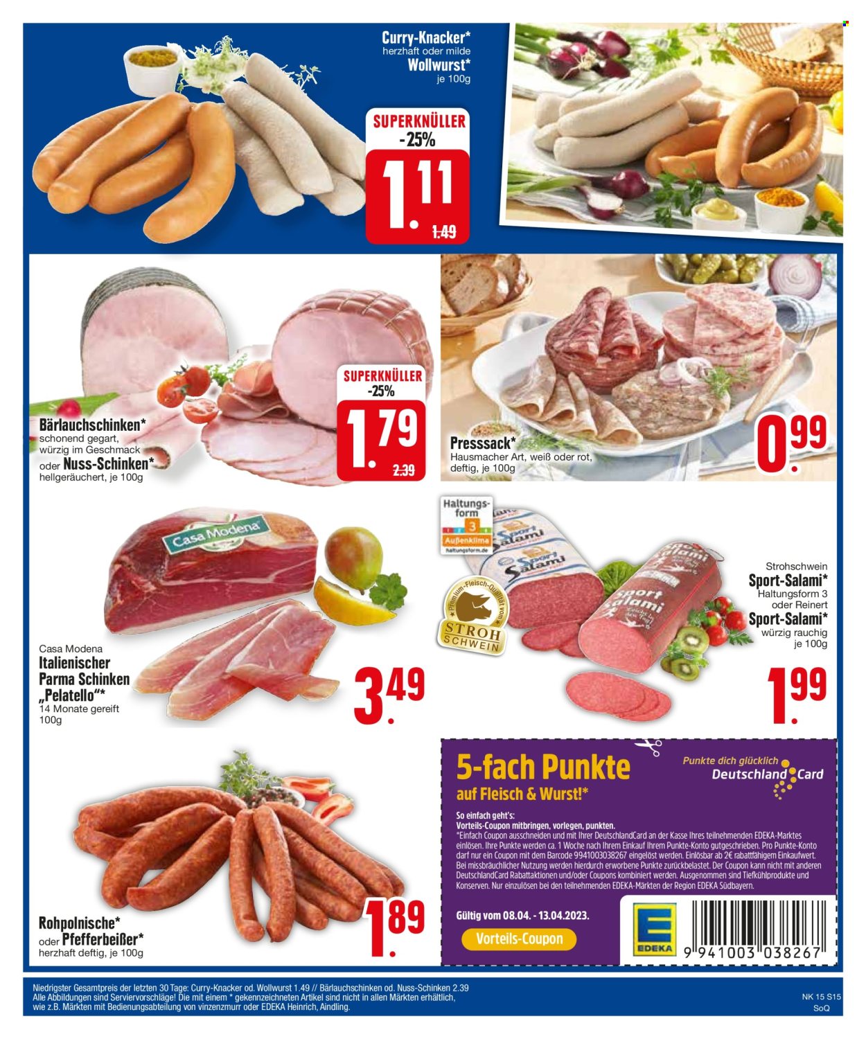 Edeka Prospekte  - 8.04.2024 - 13.04.2024. Seite 15