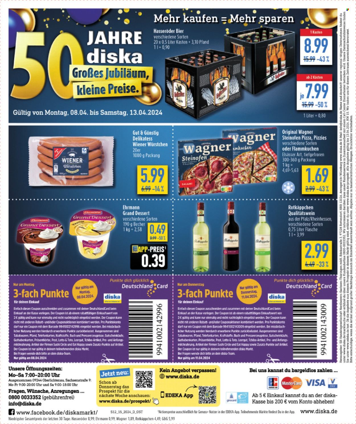 Diska Prospekte  - 8.04.2024 - 13.04.2024. Seite 12