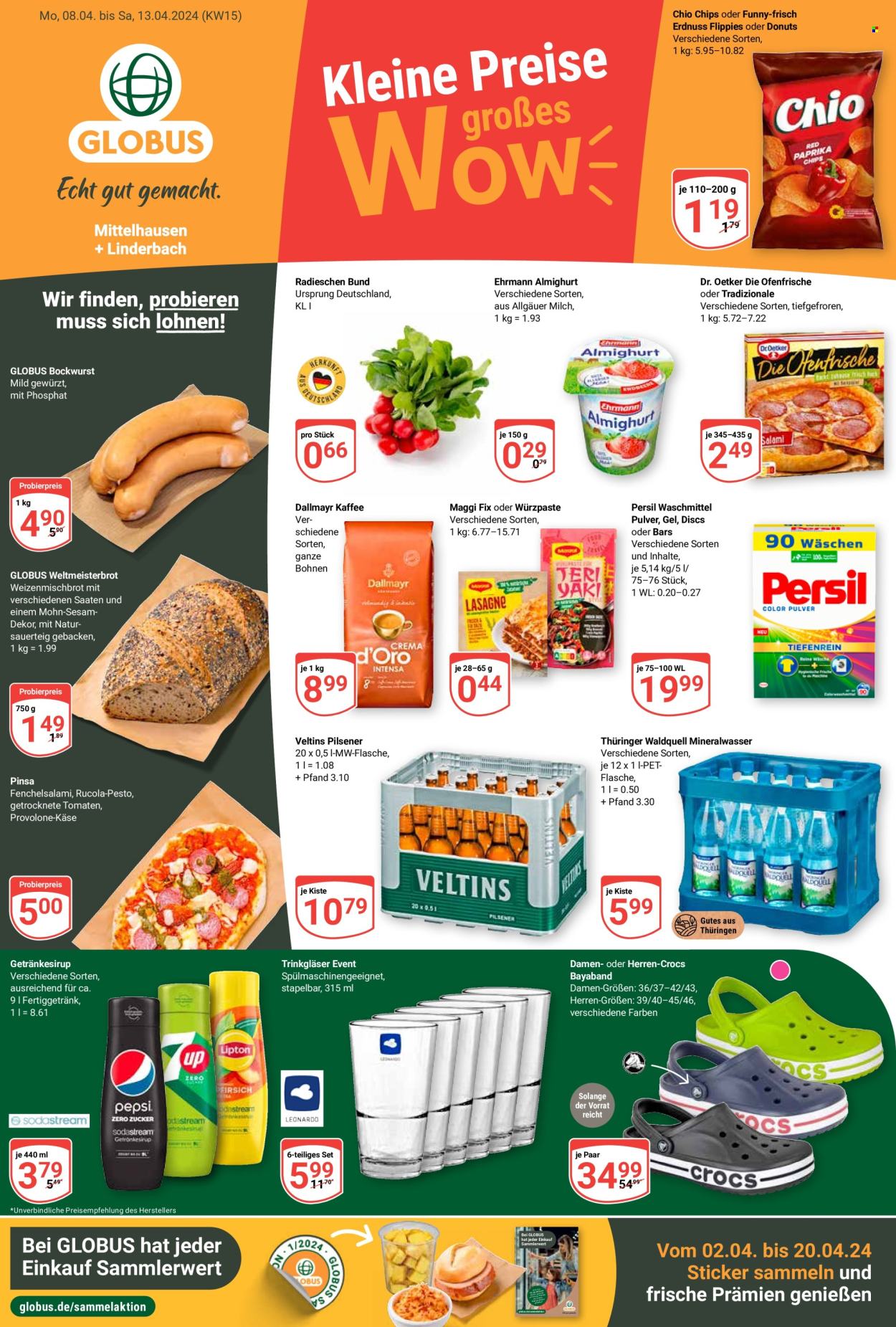 Globus Prospekte  - 8.04.2024 - 13.04.2024. Seite 1